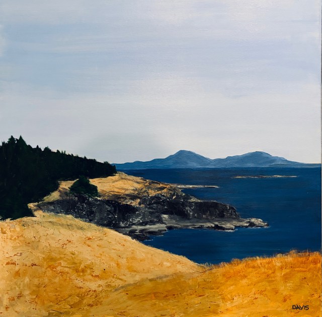 Helliwell Park on Hornby, Looking East. Acrylic on Canvas. Available. 